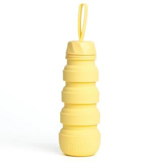 Skladacia silikónová nerozbitná fľaša - 550 ml - rôzne farby Farba: Žltá