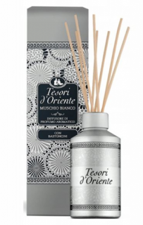 Tesori d'Oriente - Aroma tyčinkový difuzér - Muschio Bianco / Biele pižmo 200ml