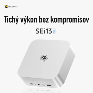 Mini PC Beelink SEi13 Pro, 16-32GB RAM, 1-5TB disk  Windows 11 Pro Pamäť a úložisko: 32GB RAM + 5TB disk