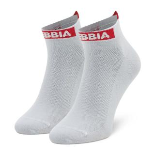 NEBBIA - Ponožky členkové unisex 102 (white) - 35-38