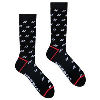 NEBBIA - Športové ponožky unisex 104 (black) - 39-42