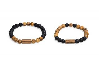 Cora  Lava Couple Bracelets