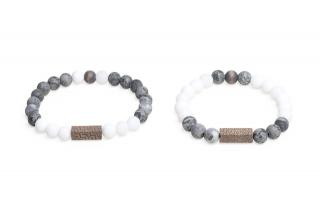 Viame  White Couple Bracelets