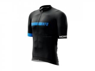 NORTHFINDER Gerardo TR3807 dres kr.rukav black/blue M