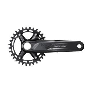 Kľuky Shimano DEORE M5100 30z. 175mm čierne / Hollowtech II / bez ložísk