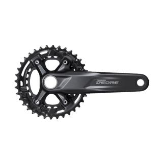 Kľuky Shimano DEORE M5100 36/26z. 175mm čierne / Hollowtech II / bez ložísk