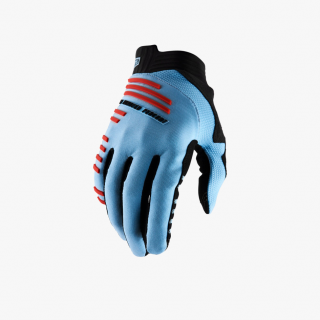 Rukavice 100% R-CORE Blue/Fluo Red