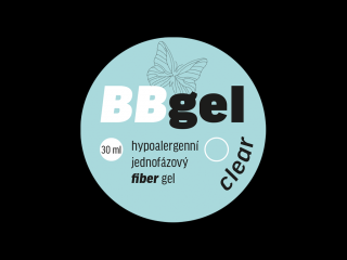 BB gél FIBER CLEAR jednofázový hypoalergénny 30ml