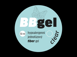 BB gél FIBER CLEAR jednofázový hypoalergénny 50ml