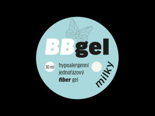 BB gel FIBER MILKY jednofázový hypoalergenní 30ml