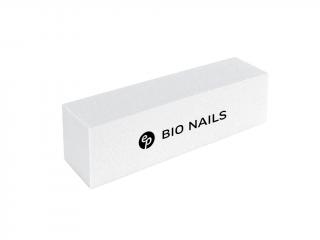 BIO NAILS Blok biely 100/100 logo 1ks