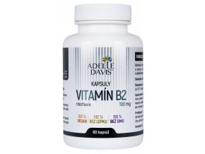 Adelle Davis Vitamín B2 Riboflavín 100 mg Adelle Davis 60 kps