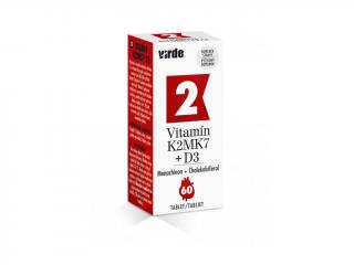 Virde Vitamín K2 MK7 D3 Virde 60 tbl