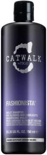TIGI Catwalk Fashionista Violet fialový šampón na blond vlasy 750ml