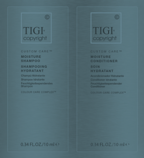 TIGI Copyright Custom Care Moisture Duo hydratačný šampón a kondicionér (vzorka) 20ml