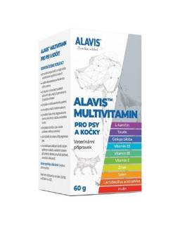 ALAVIS Multivitamín pre psy a mačky 60 g