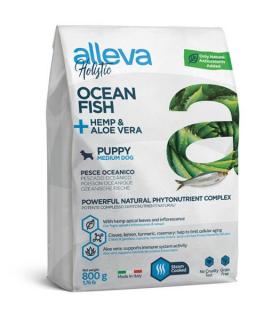 Alleva HOLISTIC dog puppy  junior medium fish 0,8 kg