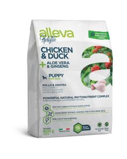 Alleva HOLISTIC dog puppy  junior mini chicken 0,8 kg