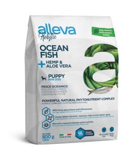 Alleva HOLISTIC dog puppy  junior mini fish 0,8 kg