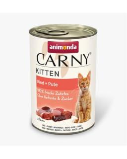 Animonda CARNY® cat Adult hovädzie mäso a morka bal. 12 x 400 g konzerva