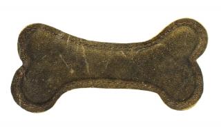 BAFPET Kožená kostička LEDER Farba: Hnedá, Rozmer: 18,5cm x 9,5cm 09091