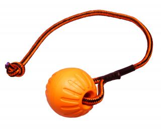 BAFPET Loptička FOAM so šnúrkou Farba: Oranžová, Rozmer: 7cm x 48cm 09083
