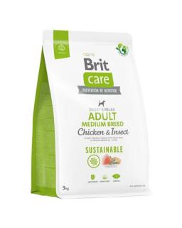 Brit Care dog Sustainable Adult Medium Breed 3 kg
