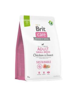 Brit Care dog Sustainable Adult Small Breed 3 kg