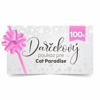 Darčekový poukaz pre Cat Paradise 100€