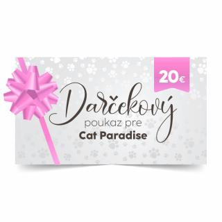 Darčekový poukaz pre Cat Paradise 20€