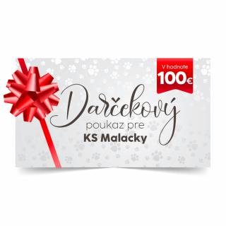 Darčekový poukaz pre KS Malacky 100€