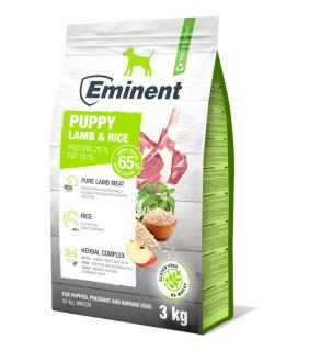 Eminent Dog Puppy Lamb  Rice NEW 3 kg