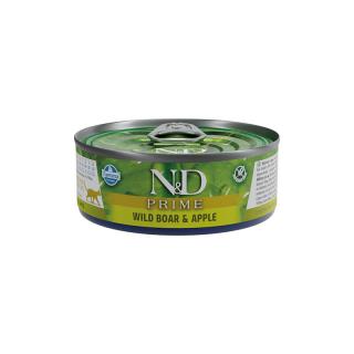 Farmina ND cat PRIME boar  apple konzerva 70 g