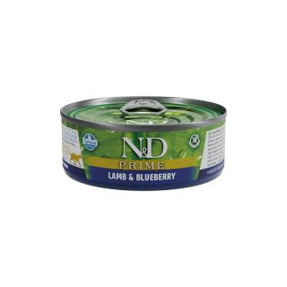 Farmina ND cat PRIME lamb  blueberry konzerva 70 g