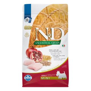 Farmina ND dog AG adult mini, chicken, spelt, oats  pomegranate 2,5 kg