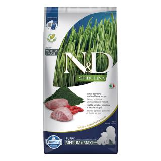 Farmina ND dog SPIRULINA (GF) puppy medium  maxi, lamb 7 kg