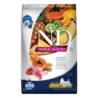 Farmina ND dog TROPICAL SELECTION (AG) adult mini, lamb 5 kg