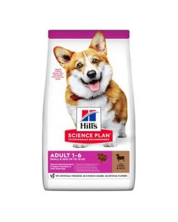 HILLS SP Ca Adult Small  Mini Lamb  Rice 1,5 kg