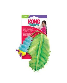 Hračka Kong Cat Flingaroo CATerpillar Húsenica s listom, polypropylene