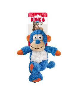 Hračka Kong Dog Cross Knots Opica s pískatkom, polyester S/M