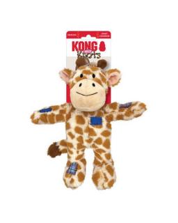 Hračka Kong  Dog Wild Knots Preťahovadlo Žirafa s pískatkom, polyetylén  M/L