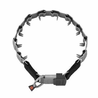 HS Obojok ostnatý Neck-Tech Sport, 2cm/48cm, nerezová oceľ, matná, ClicLock