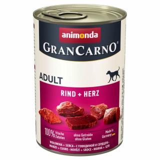 Konzerva Animonda GRANCARNO® dog adult, hovädzie a srdcia, 800g