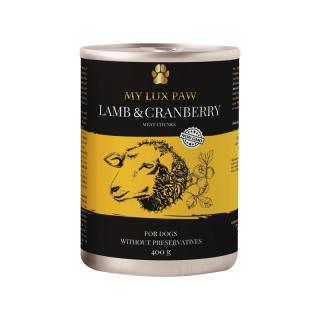 My Lux Paw LAMBCRANBERRY 400 g Konzerva