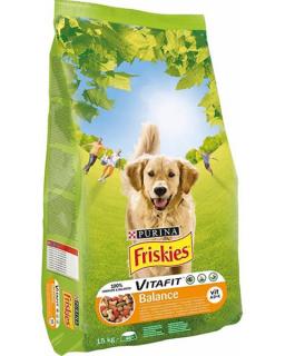 Nestlé Friskies dog Balance s kuraťom a zeleninou 15 kg