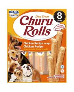 Pamlsok Inaba Churu Rolls dog Kura 8 x 8 ks 768 g