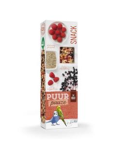 PUUR pauze Sticks canary budgie raspberry  elderberry  - lahodné tyčinky s ovocím 60 g