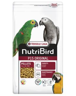 VL NutriBird P15 Original- extrudy pre veľké papagáje s tuzemským ovocím 10 kg