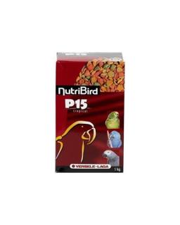 VL NutriBird P15 Tropical- extrudy pre veľké papagáje s tropickým ovocím na denné kŕmenie 10 kg