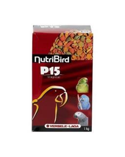 VL NutriBird P15 Tropical- extrudy pre veľké papagáje s tropickým ovocím na denné kŕmenie 3 kg